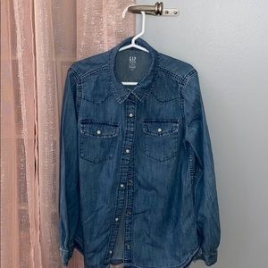 Girls Gap Jean Shirt